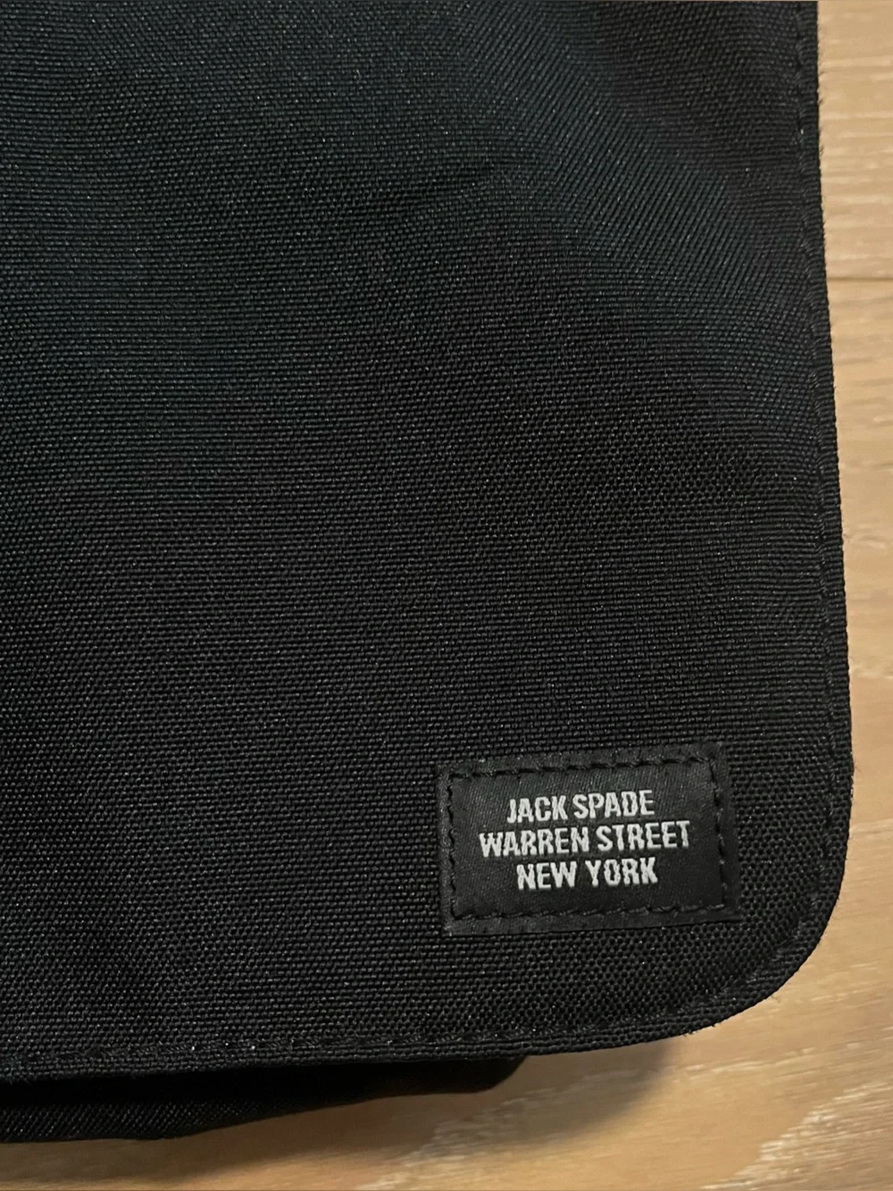 Jack Spade Warren Street Cordura Nylon Messenger Bag | Black | Men’s Work Bag